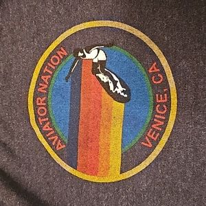 Adorable Aviator Nation Women's Navy Venice, CA Sweatpants, Size Medium